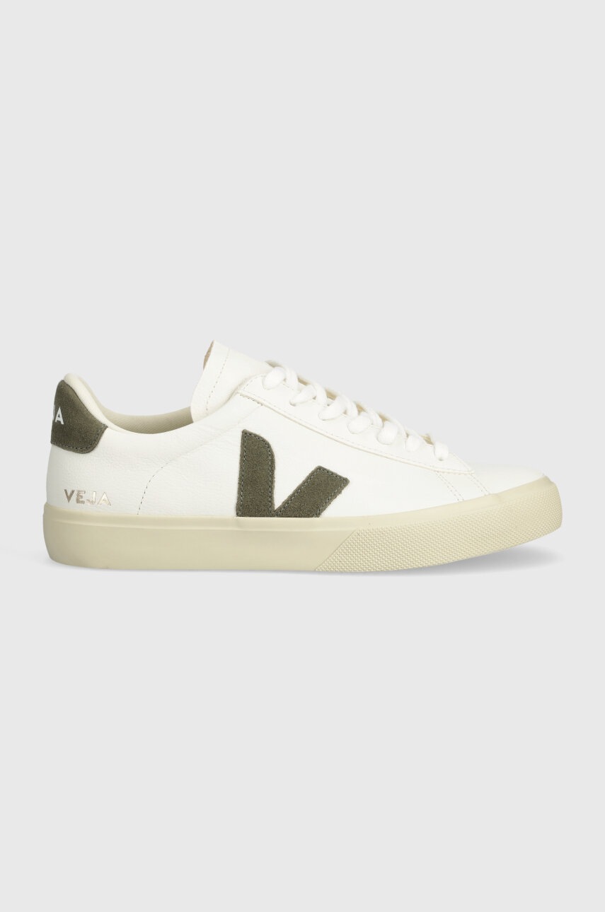 Veja sneakers din piele Campo Chromefree culoarea alb