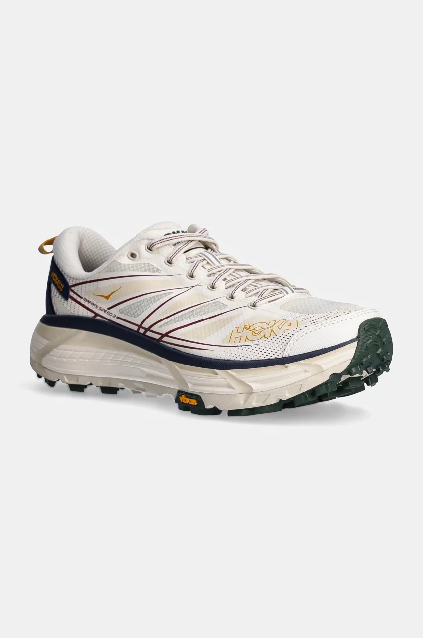 Hoka sneakers de alergat Mafate Speed 2 culoarea bej, 1126851