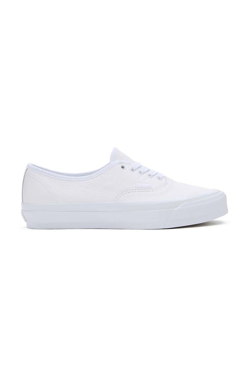 Vans tenisi de piele Premium Standards Authentic Reissue 44 culoarea alb, VN000CQAWWW1