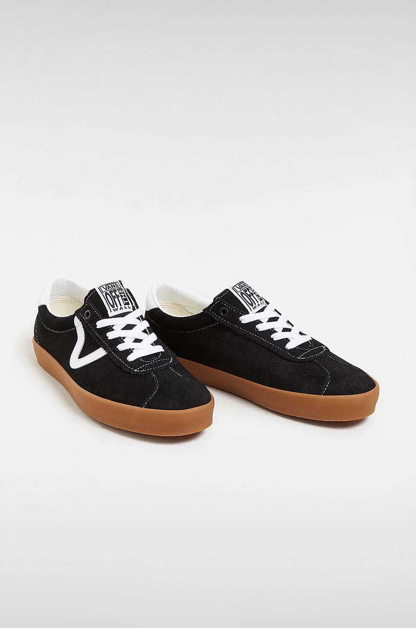 Teniske Iz Semiša Vans Sport Low črna Barva, VN000CQRB9M1