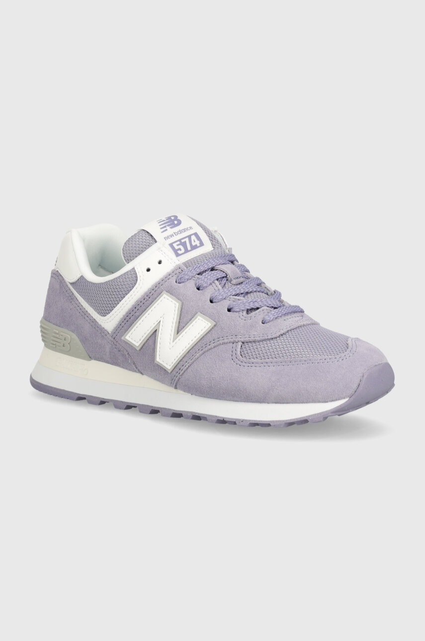 

Маратонки New Balance 574 в лилаво U574RWE, Виолетов