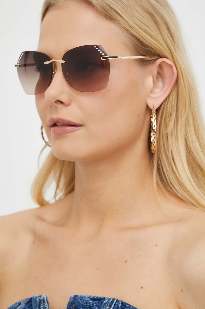

Слънчеви очила Guess в кафяво, Кафяв