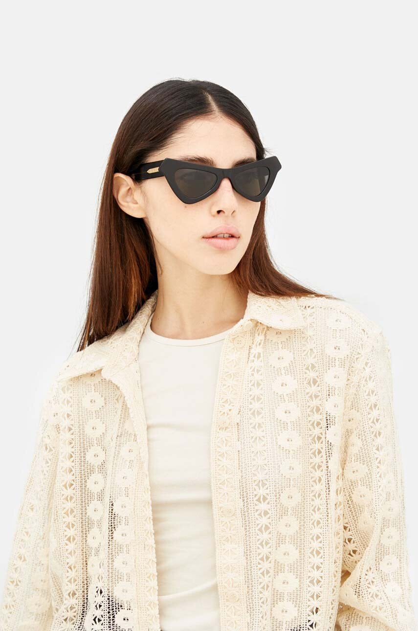 Marni ochelari de soare Fairy Pools femei, culoarea negru, EYMRN00006 001 TQQ Marni ochelari de soare Fairy Pools femei, culoarea negru, EYMRN00006 001 TQQ