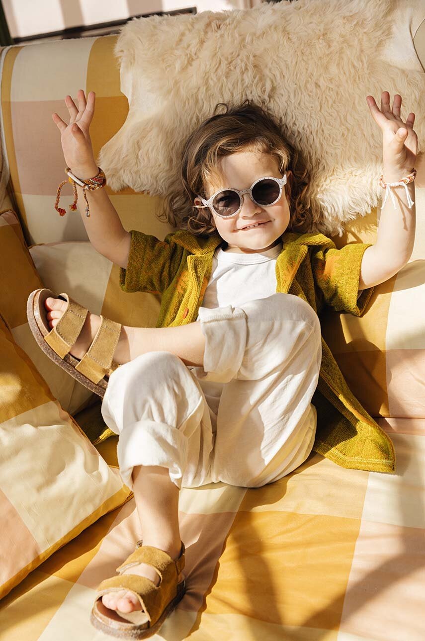 

Детски слънчеви очила IZIPIZI KIDS PLUS #d в бежово #d, Бежов