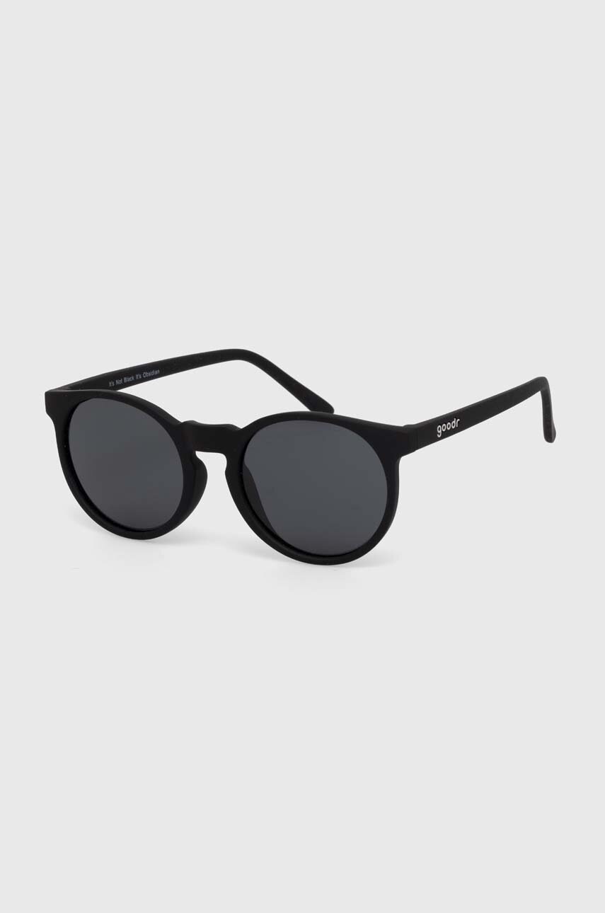 

Слънчеви очила Goodr Circle Gs Its Not Black Its Obsidian в черно GO-638907, Черен