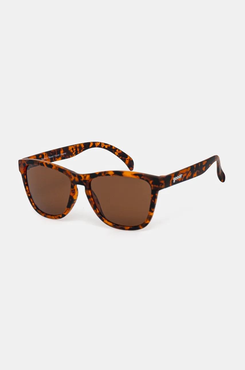 Goodr ochelari de soare OGs Bosleys Basset Hound Dreams culoarea maro, GO-539422 Goodr ochelari de soare OGs Bosleys Basset Hound Dreams culoarea maro, GO-539422