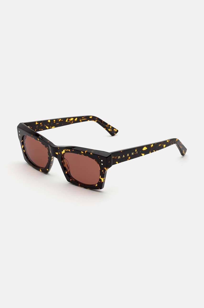 Marni ochelari de soare Edku Maculato culoarea maro, EYMRN00055 002 2B3 Marni ochelari de soare Edku Maculato culoarea maro, EYMRN00055 002 2B3