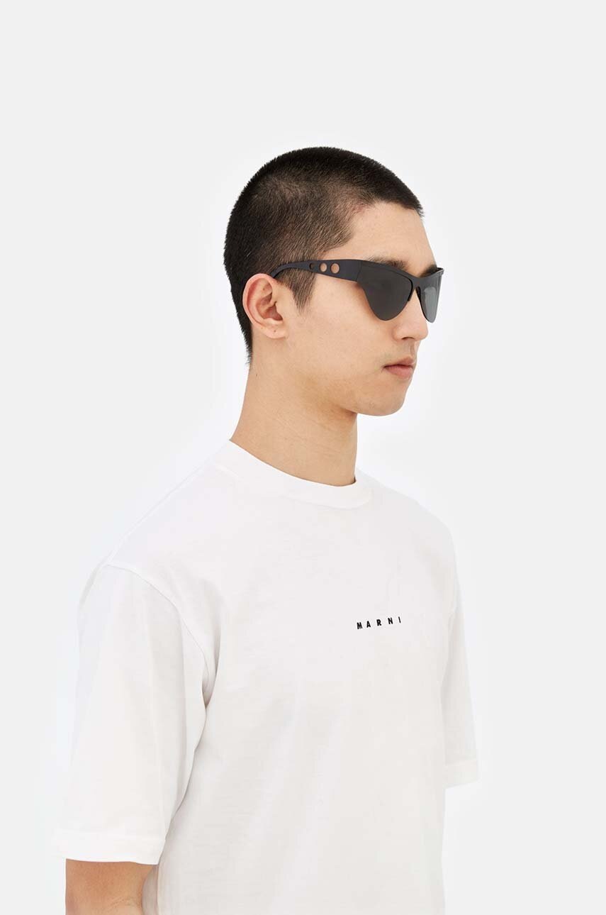 Γυαλιά ηλίου Marni Mauna Lola χρώμα: μαύρο, EYMRN00029 004 GV2 φωτογραφία