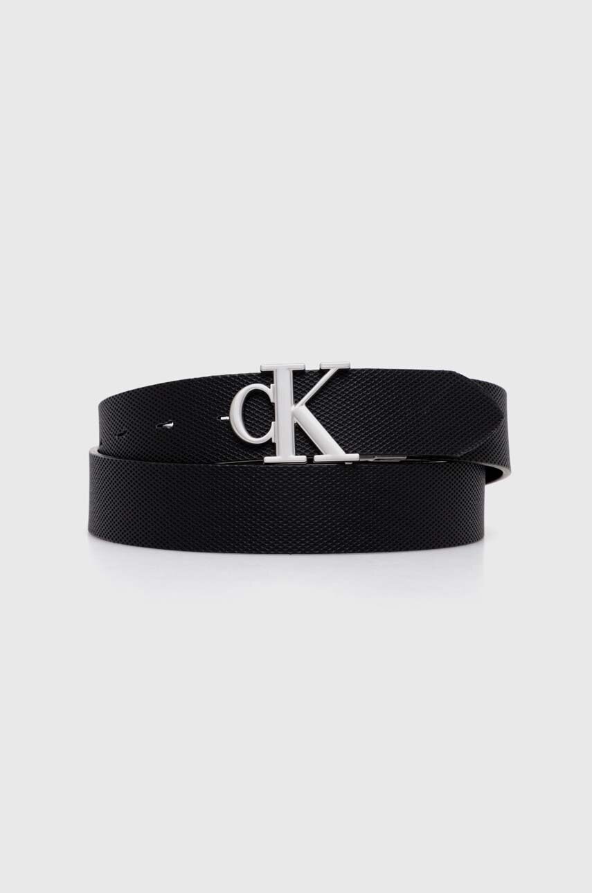 

Колан с две лица Calvin Klein Jeans дамски в черно K60K611489, Черен
