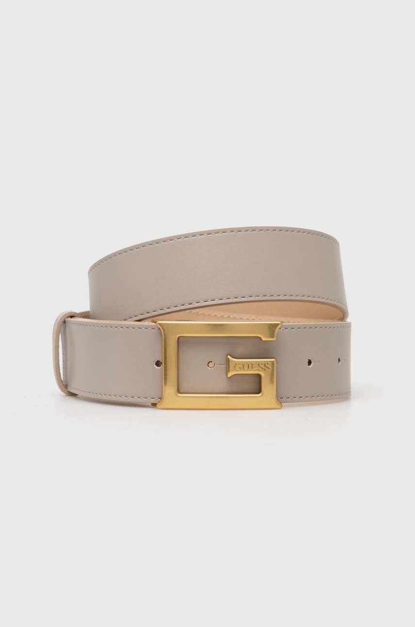 Levně Pásek Guess SESTRI dámský, šedá barva, BW9104 P4238
