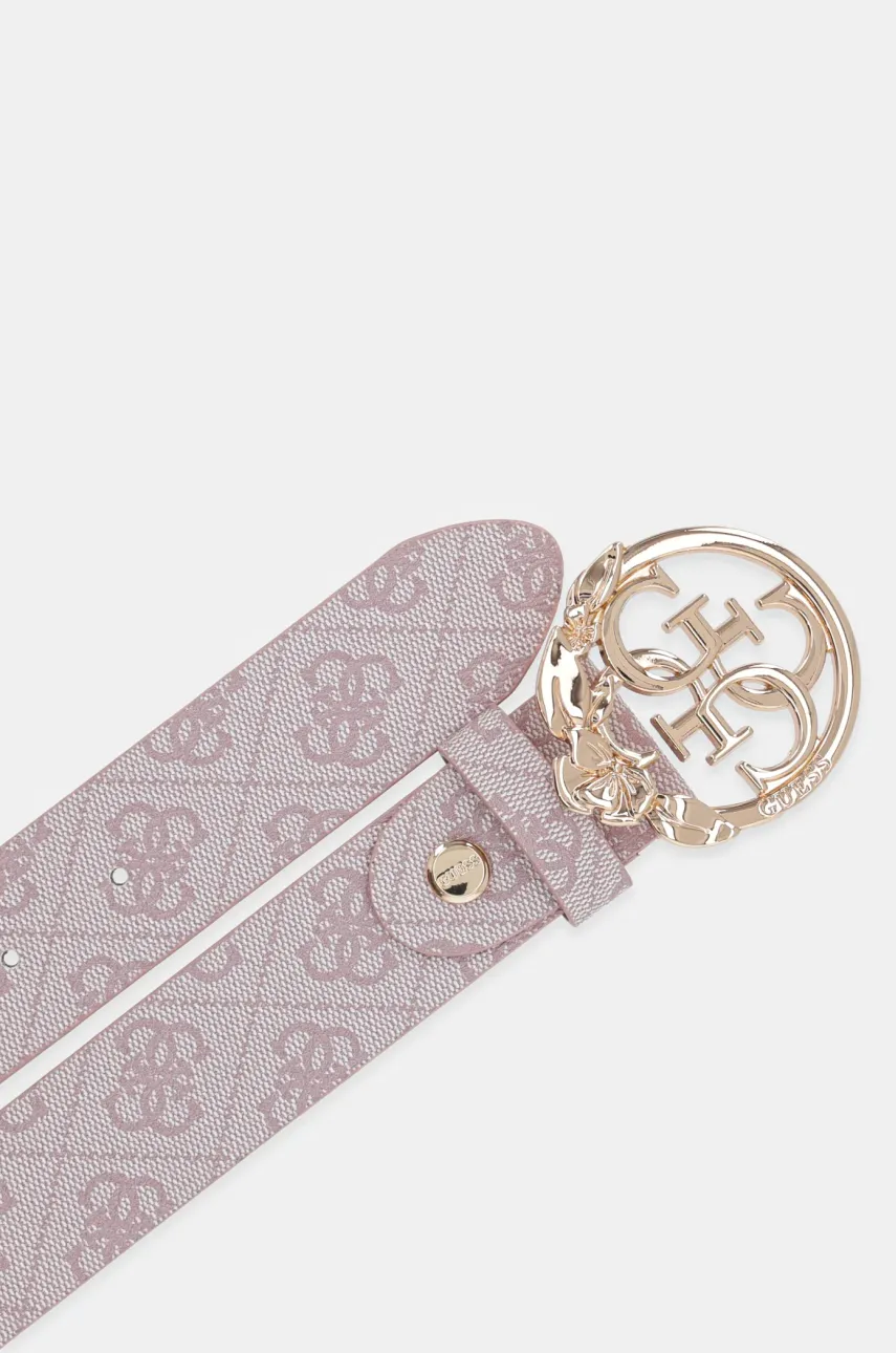 Ремень Guess женский цвет розовый Ремень Guess женский цвет розовый