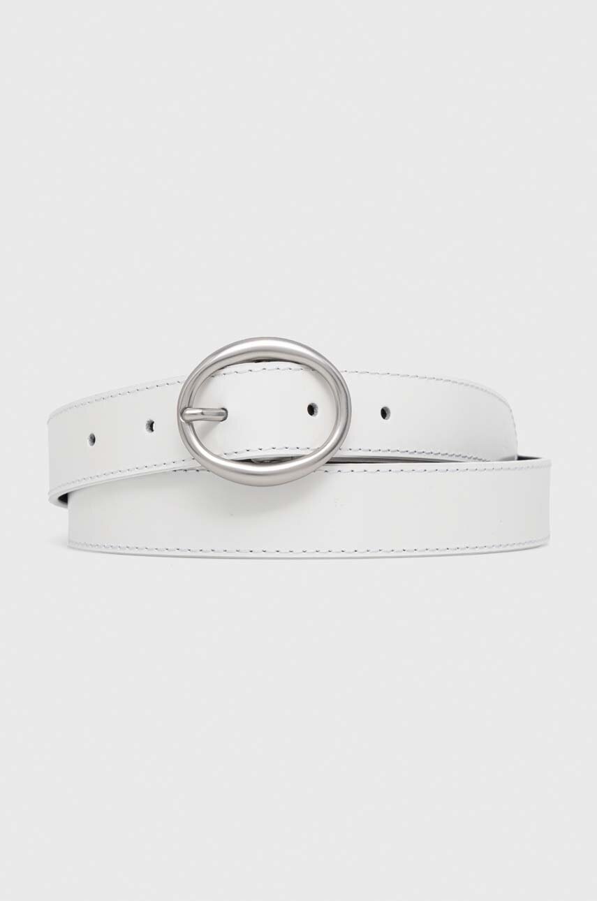 

Кожен колан Calvin Klein Jeans дамски в бяло K60K611985, Бял
