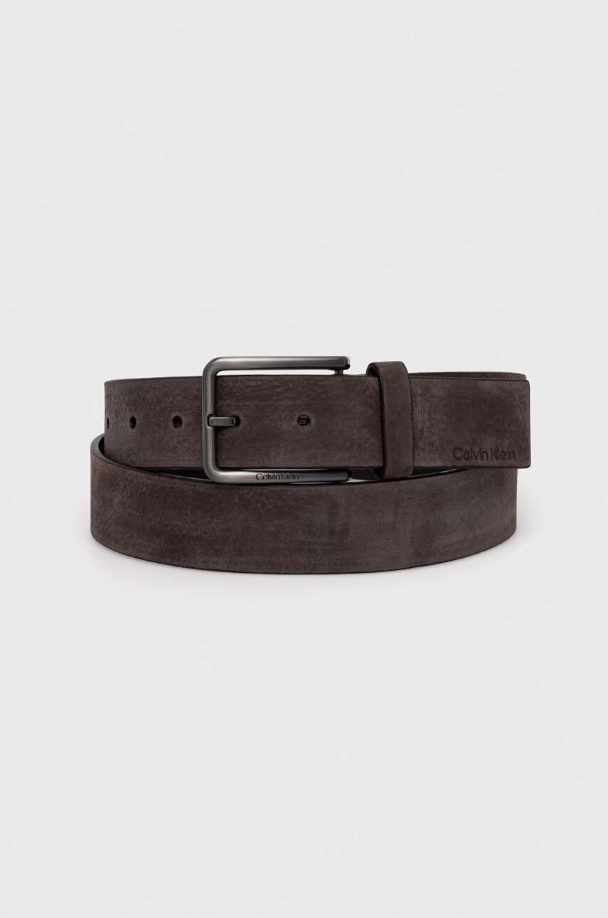

Кожен колан Calvin Klein мъжки в кафяво K50K510366, Кафяв