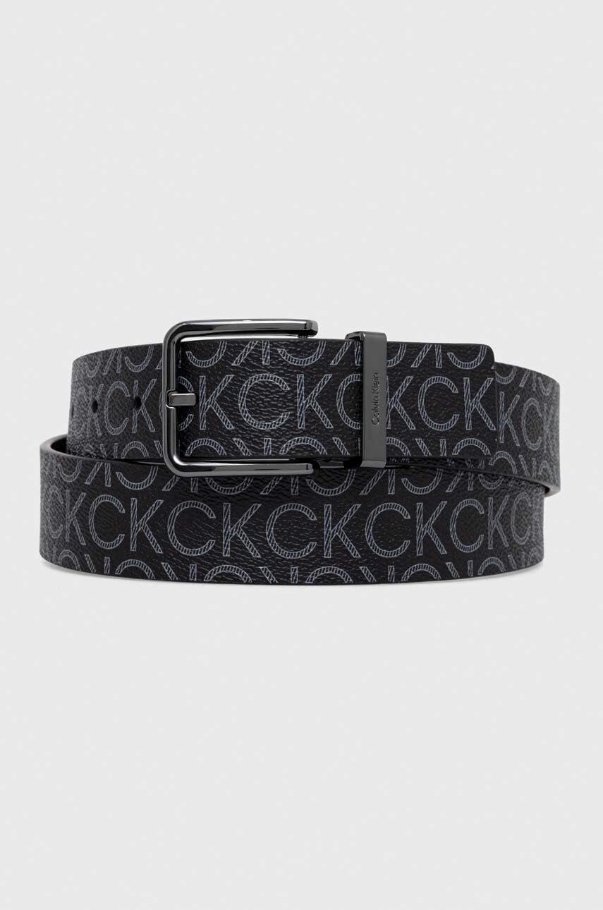 Levně Pásek Calvin Klein pánský, černá barva, K50K511340