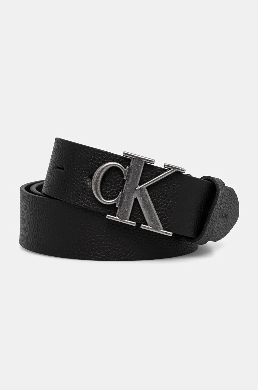 

Кожен колан Calvin Klein Jeans мъжки в черно K50K511831, Черен