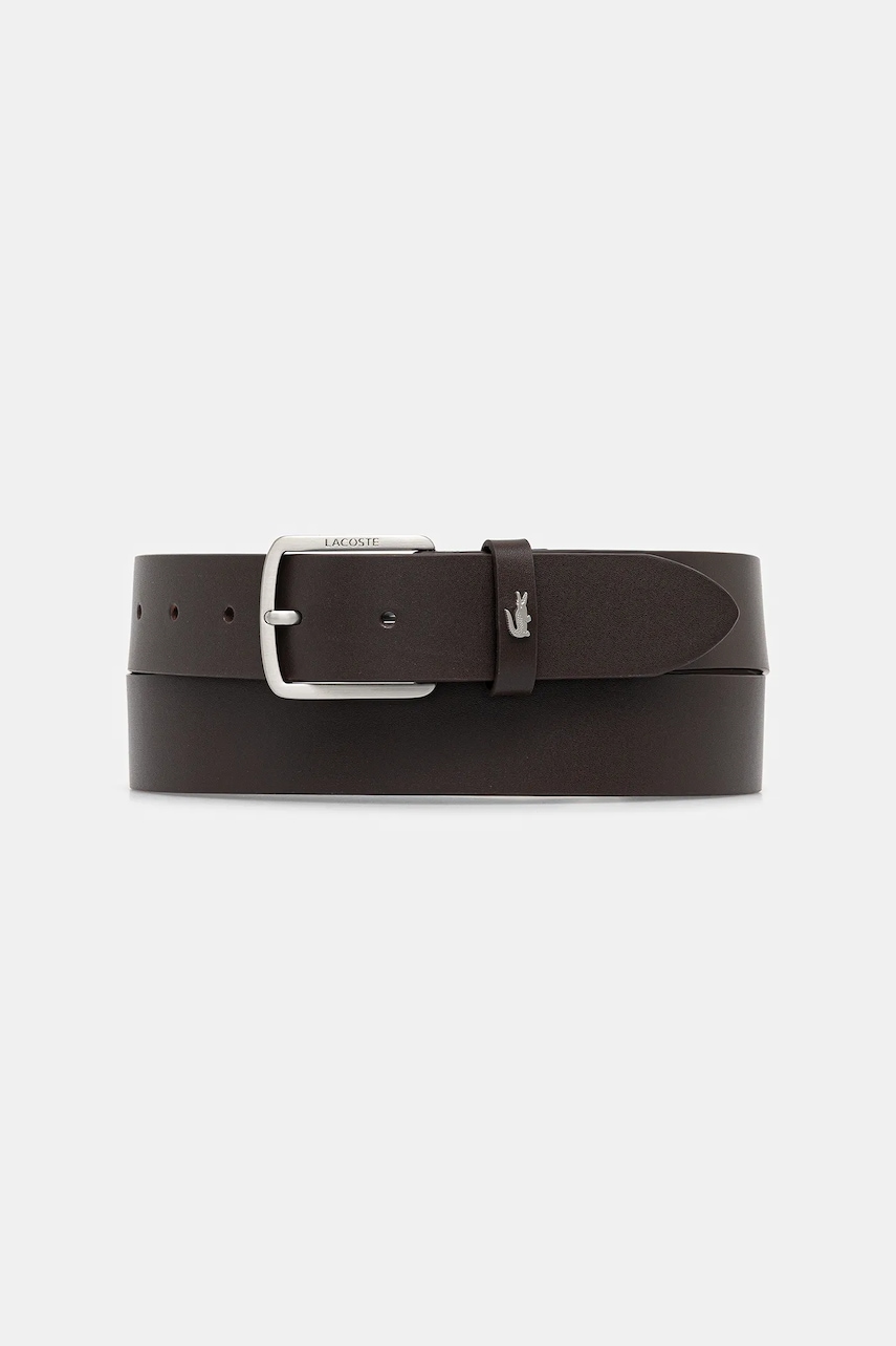 Lacoste curea de piele culoarea negru, RC4082