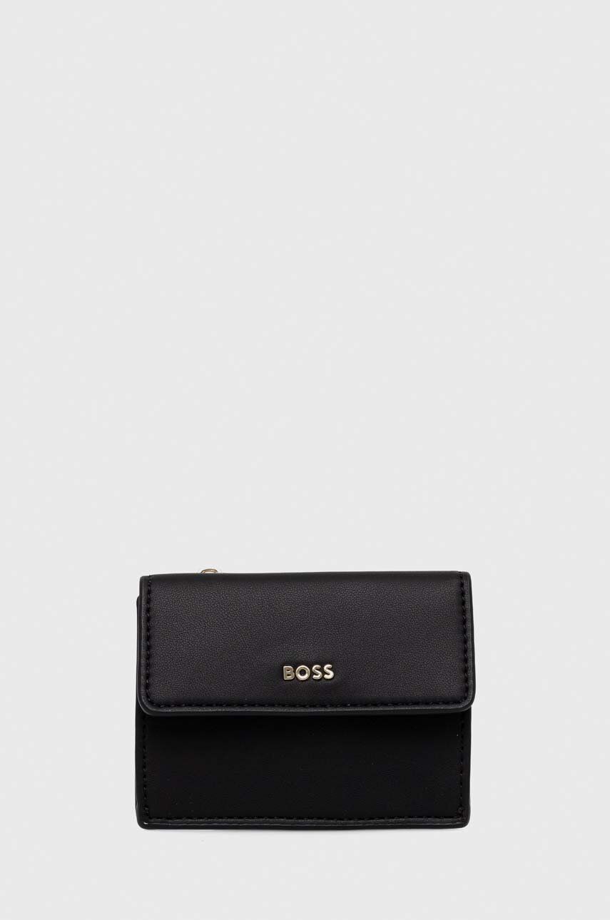 BOSS portofel femei, culoarea negru 50513305