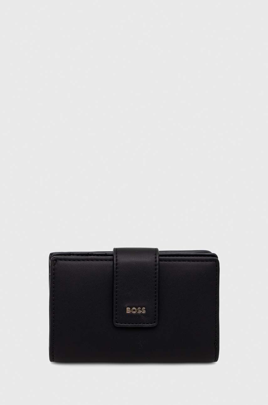 BOSS portofel femei, culoarea negru 50513311