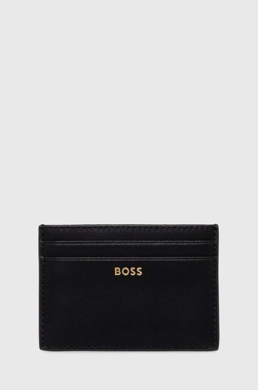 

Кожаный чехол на карты BOSS цвет чёрный