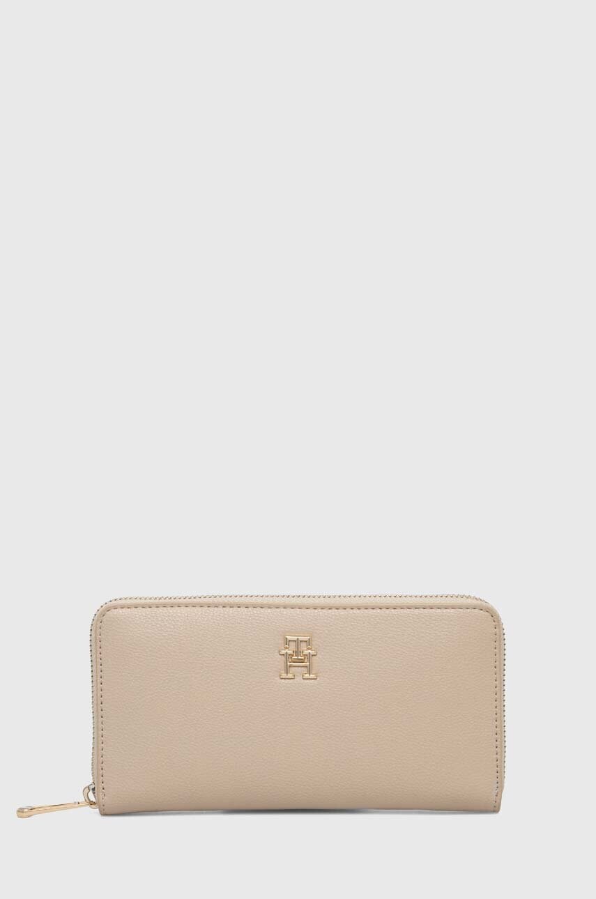 

Кошелек Tommy Hilfiger женский цвет бежевый