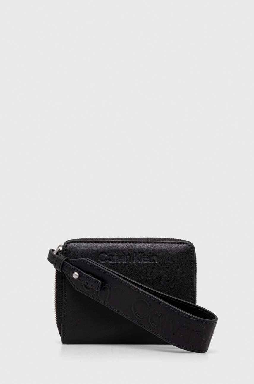 Levně Peněženka Calvin Klein černá barva, K60K611387