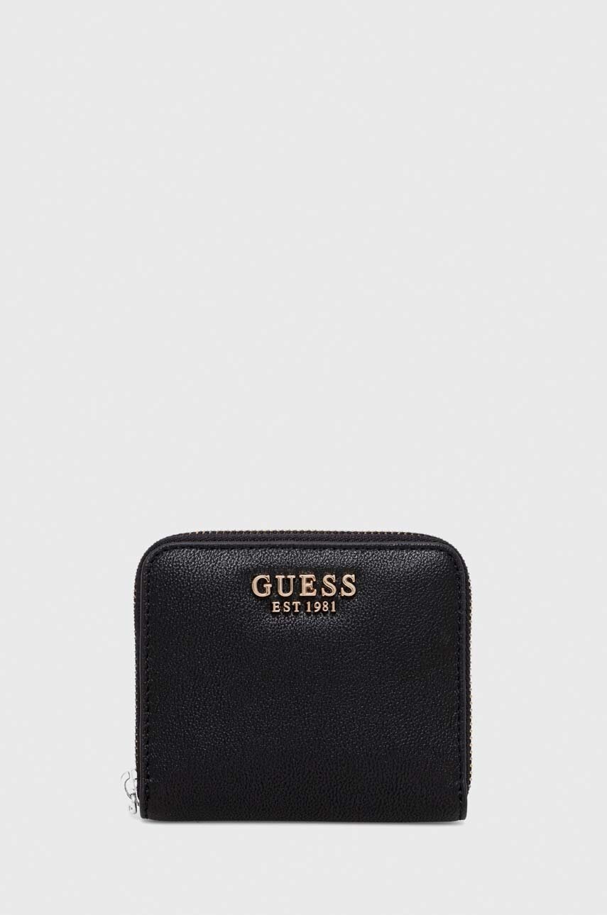 

Портмоне Guess EMILEE дамски в черно SWBG88 62370, Черен