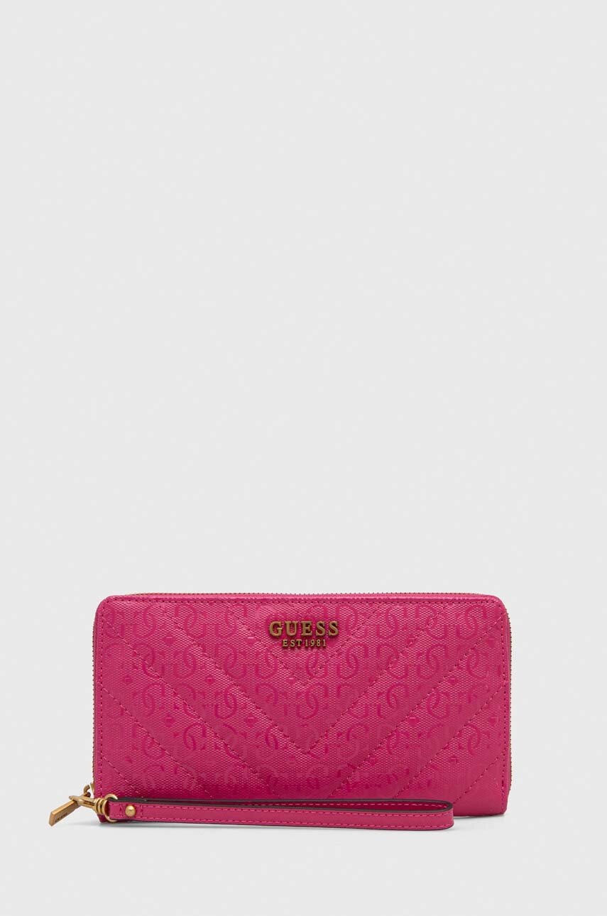

Портмоне Guess JANIA дамски в розово SWGA91 99630, Розов