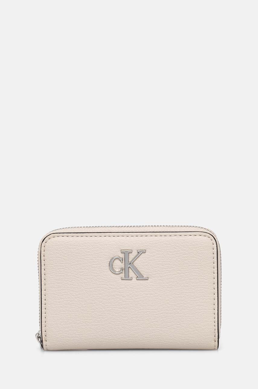 

Портмоне Calvin Klein Jeans дамски в черно K60K611500, Бежов