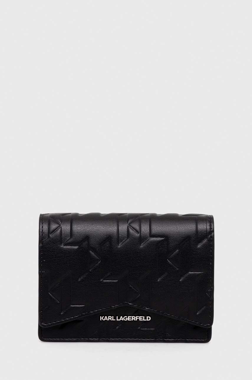 Levně Peněženka Karl Lagerfeld černá barva
