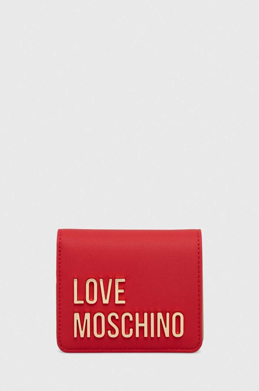 

Кошелек Love Moschino женский цвет красный