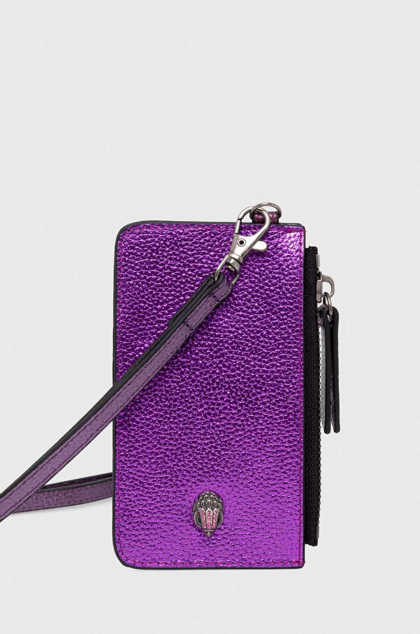 Kurt Geiger London portofel de piele femei, culoarea violet