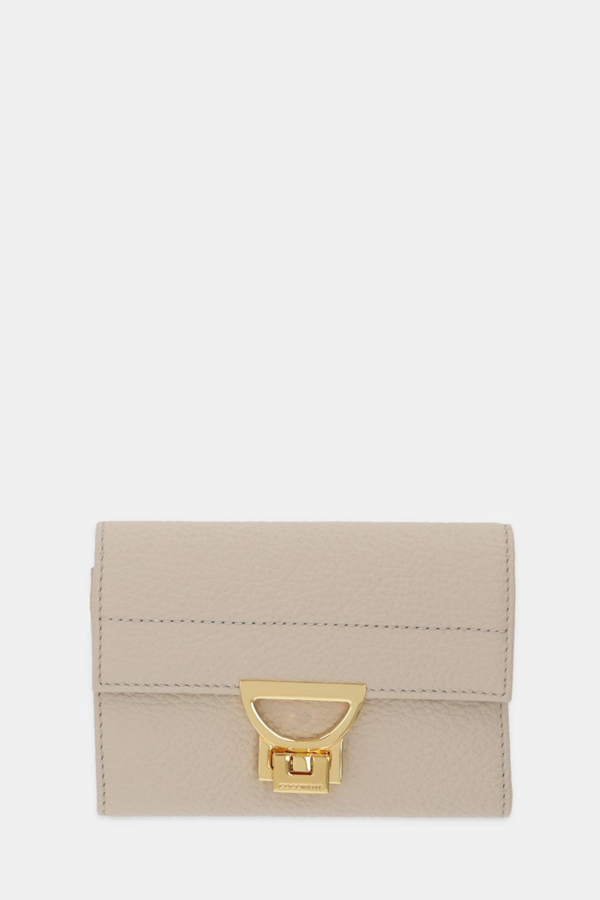 Coccinelle portofel de piele culoarea negru, E2.MD5.11.D6.01