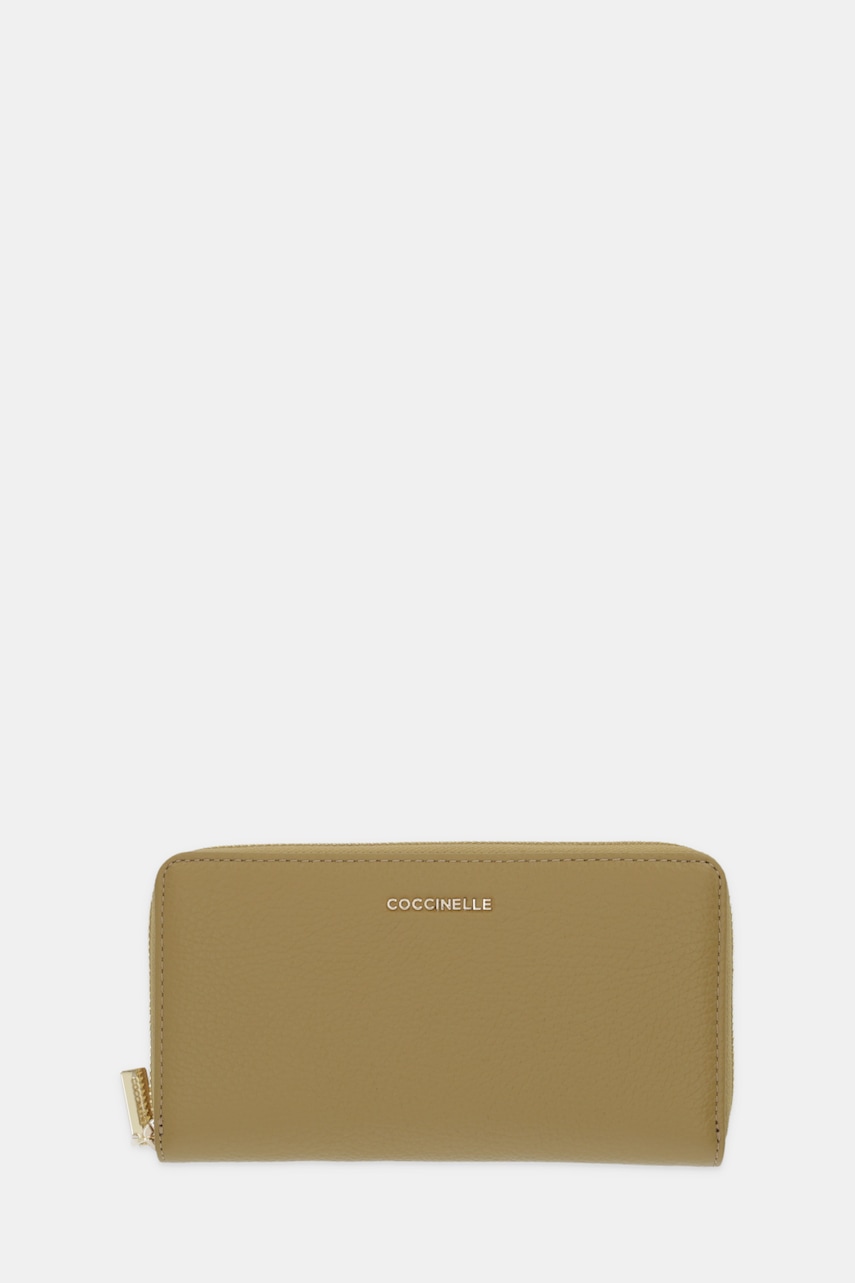 Coccinelle portofel de piele culoarea negru, E2 MW5 11 32 01