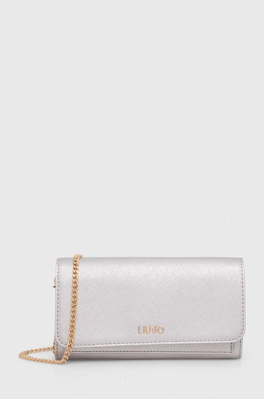 Peňaženka Liu Jo dámsky, strieborná farba.