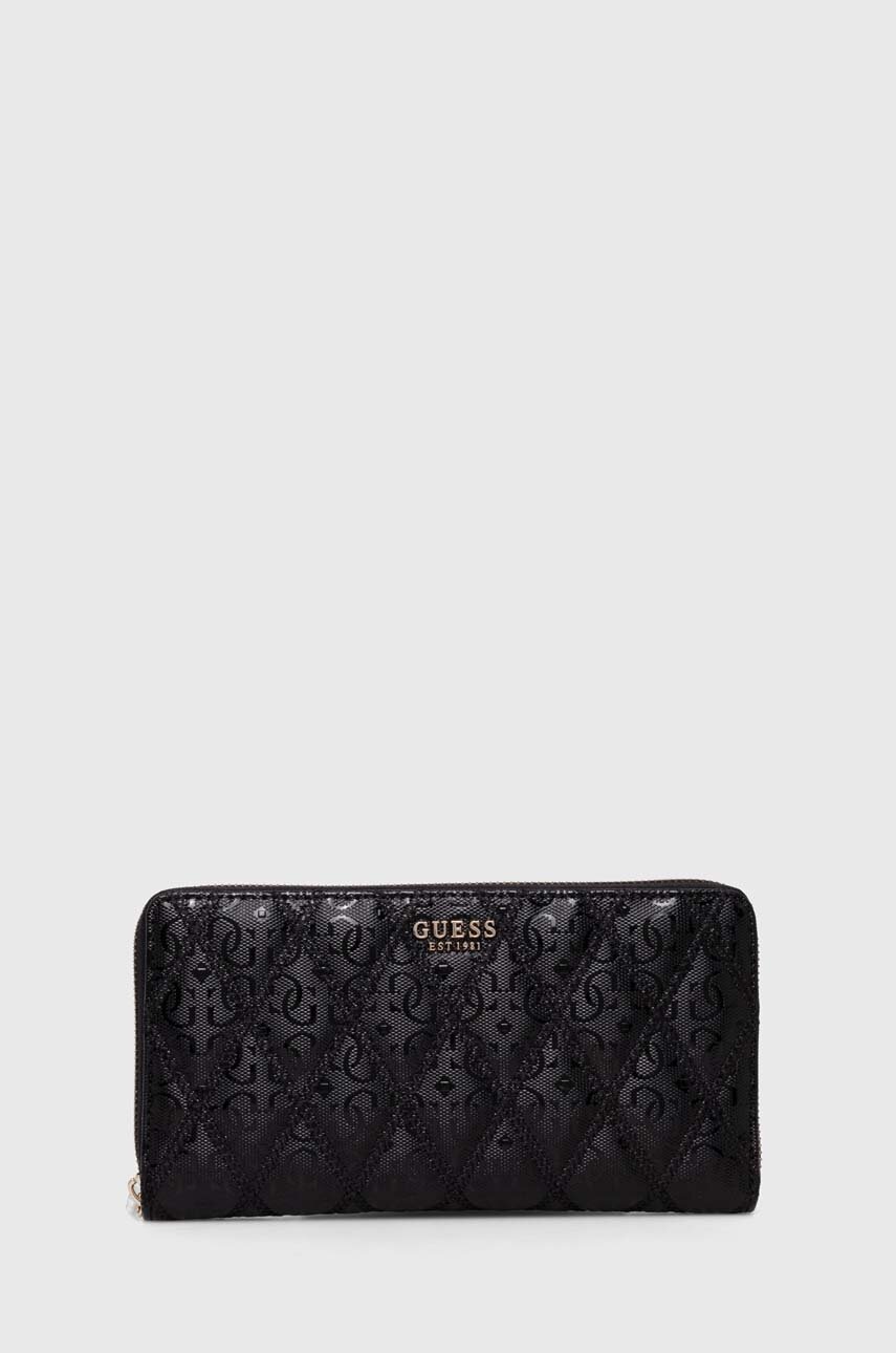 

Портмоне Guess ADI дамски в черно SWGG93 06630, Черен