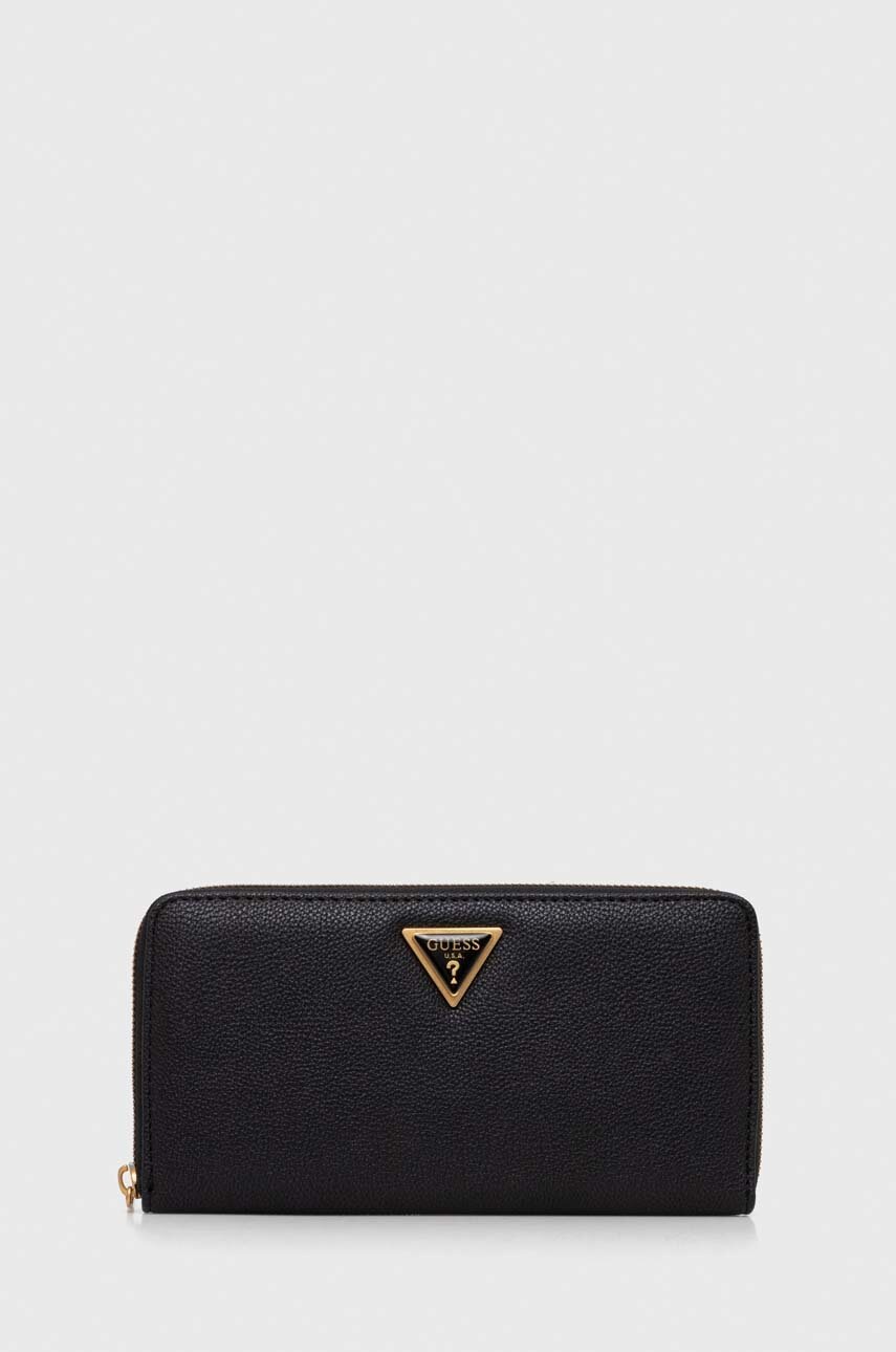 

Портмоне Guess COSETTE дамски в черно SWVA92 22630, Черен