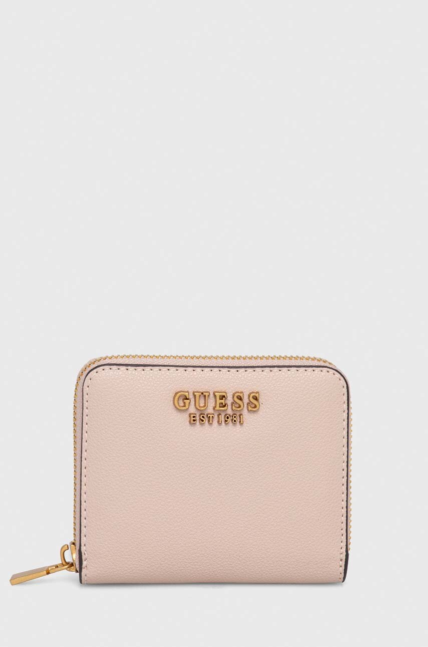 

Портмоне Guess EMERA дамски в бежово SWVA92 21370, Бежов