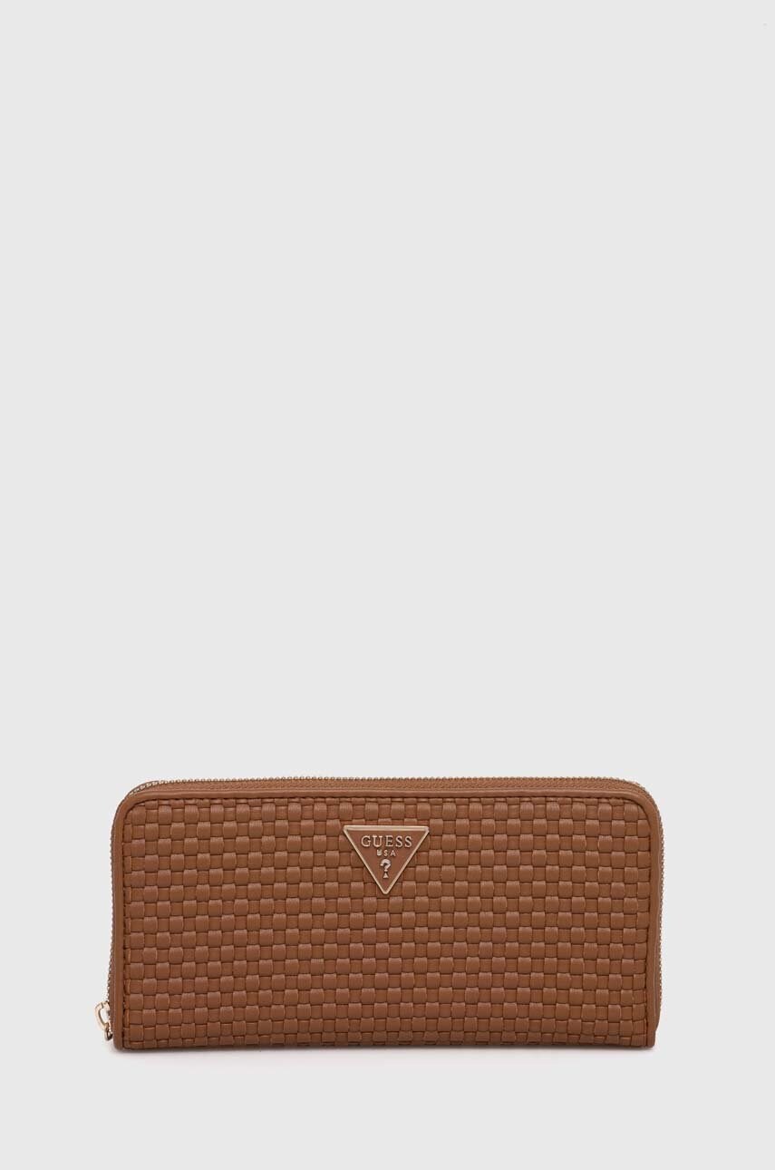 

Портмоне Guess ETEL дамски в бежово SWWW92 19460, Бежов
