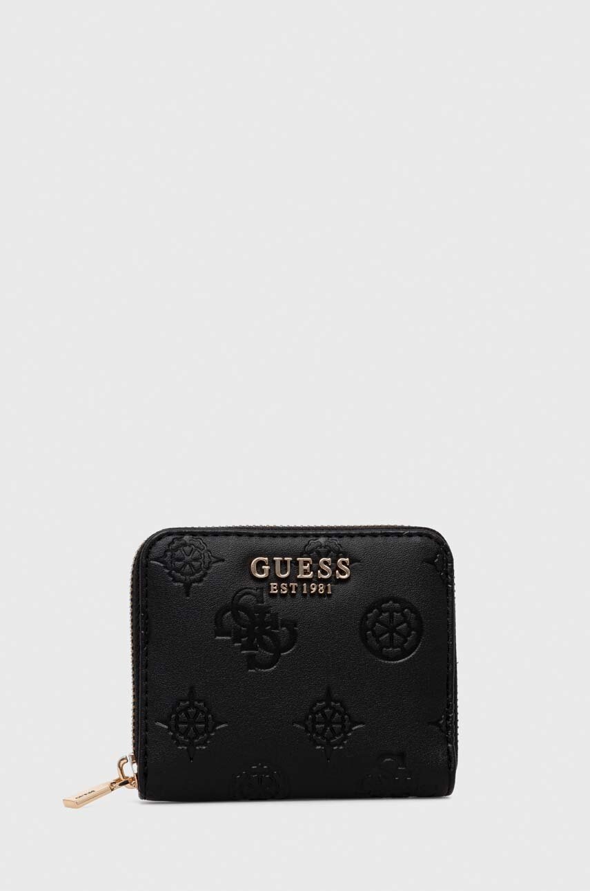 

Портмоне Guess JENA дамски в черно SWPG92 20370, Черен