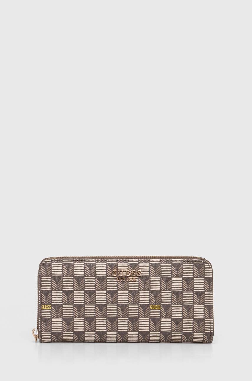 

Портмоне Guess LAUREL дамски в бежово SWJT85 00460, Бежов
