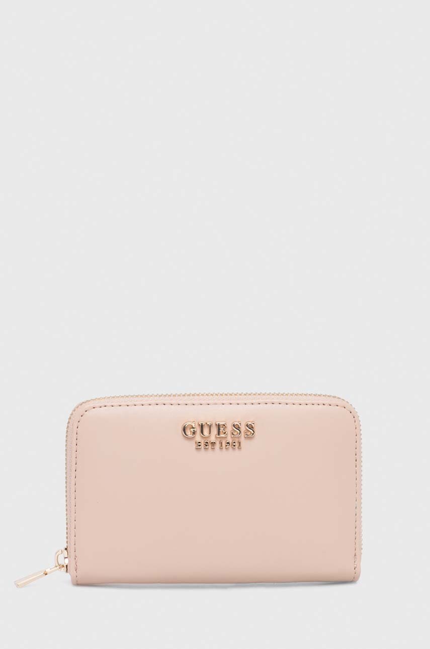 

Портмоне Guess LAUREL дамски в бежово SWVG85 00400, Бежов