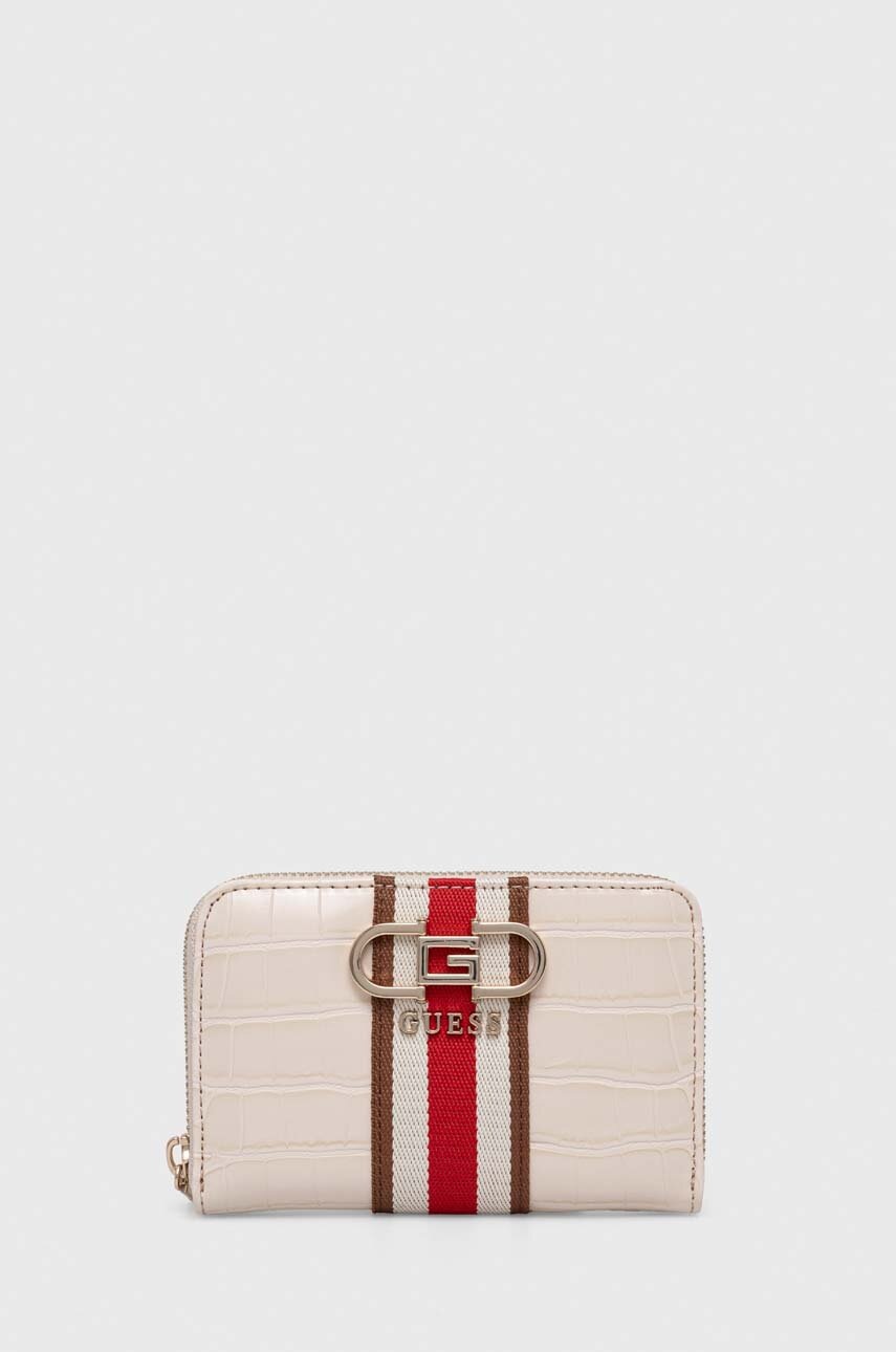 

Портмоне Guess NELKA дамски в бежово SWCG93 07400, Бежов