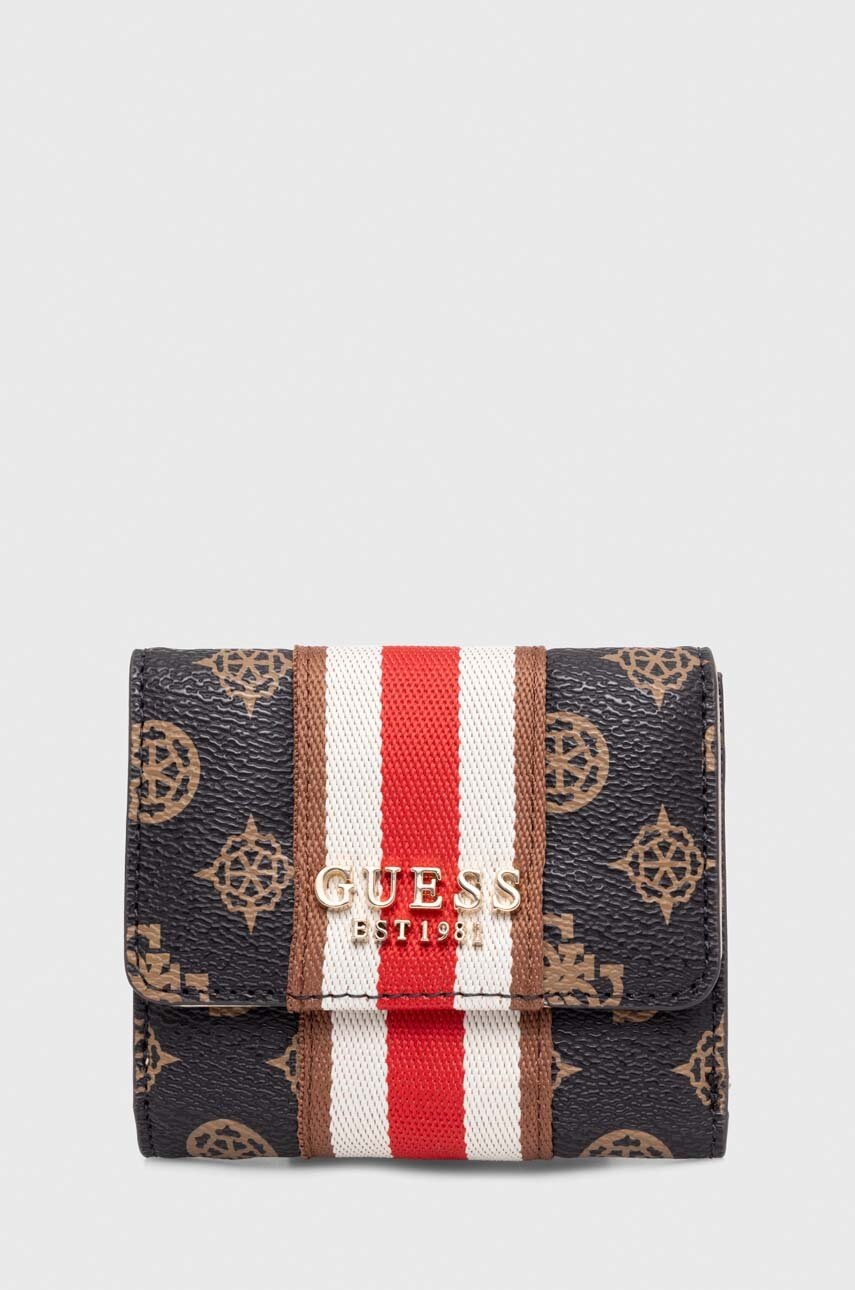 

Портмоне Guess NELKA дамски в кафяво SWPG93 07440, Кафяв