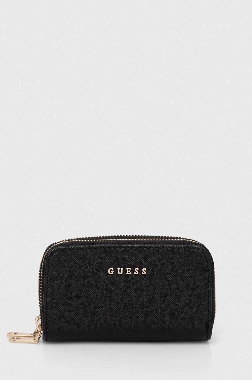 

Портмоне Guess дамски в черно PW7447 P4211, Черен