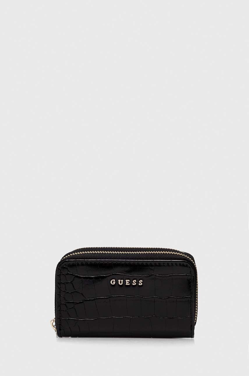 

Портмоне Guess дамски в черно PW7448 P4211, Черен