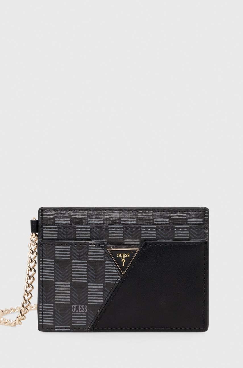 

Портмоне Guess дамски в черно RW1616 P4201, Черен