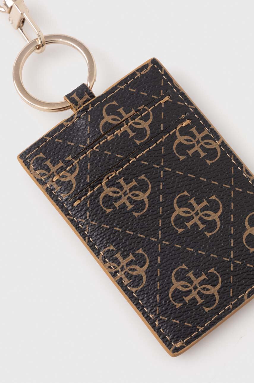 Θήκη για κάρτες Guess χρώμα: μπεζ, RW1627 P4201 φωτογραφία