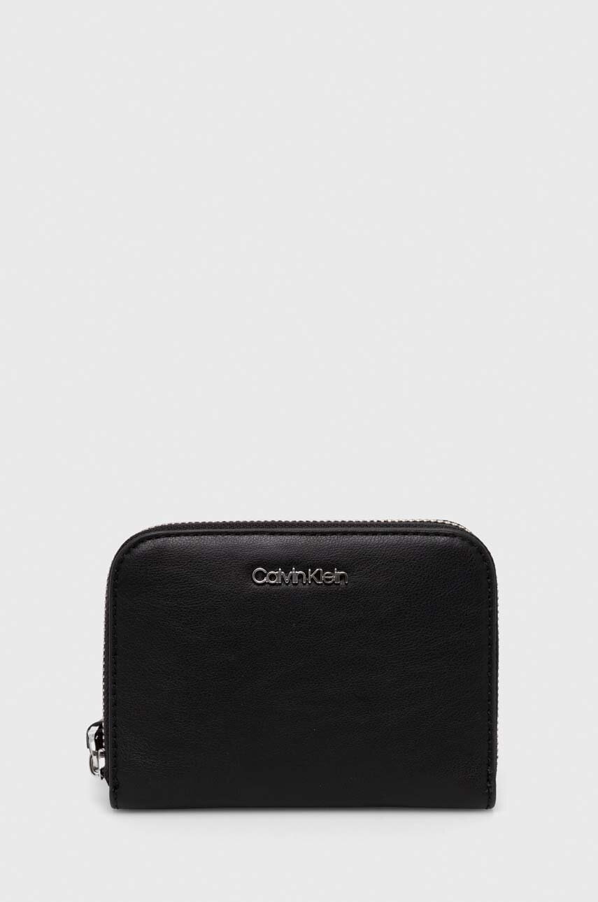 

Портмоне Calvin Klein дамски в черно K60K611688, Черен