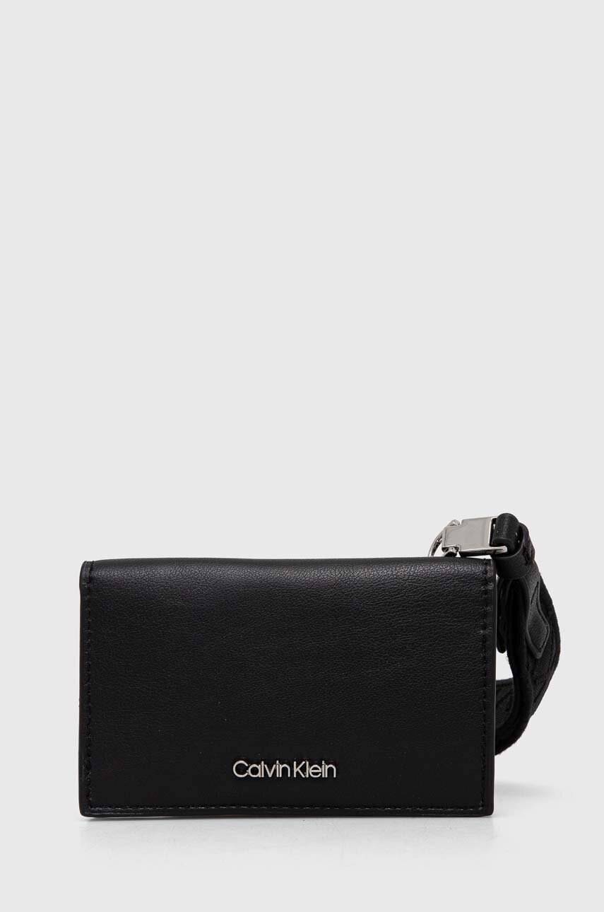 

Портмоне Calvin Klein дамски в черно K60K611689, Черен