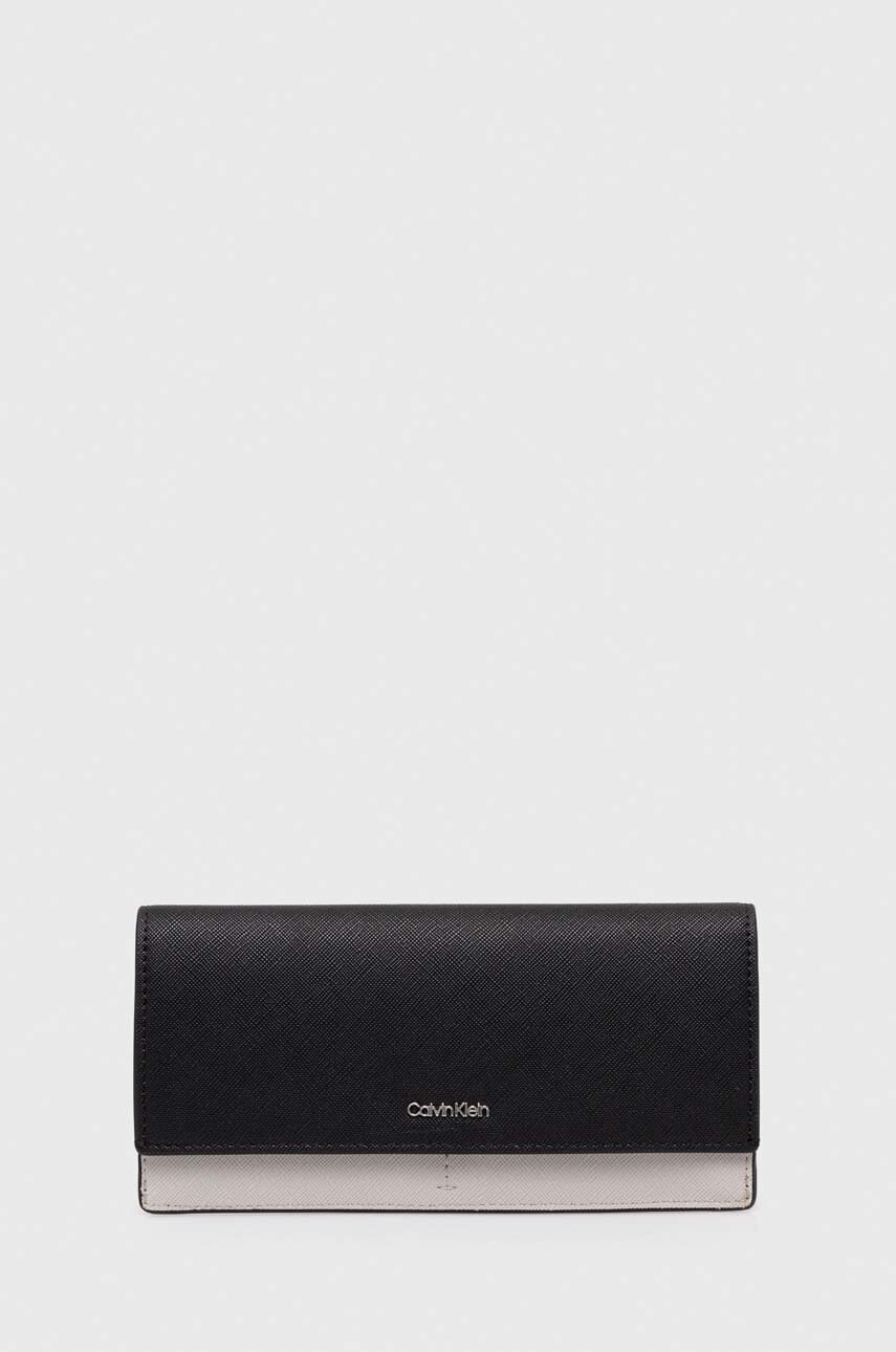

Портмоне Calvin Klein дамски в черно K60K611700, Черен